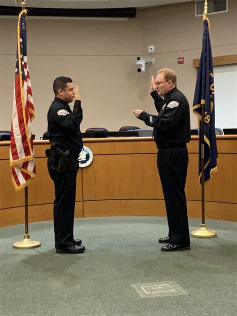 Police Department Swears In New Officer Council Digest