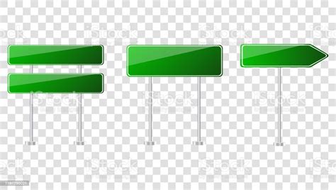 Road Green Traffic Signroad Board Text Panel Mockup Signage Direction