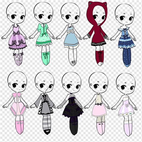 How To Draw Chibi Clothes Step By Step