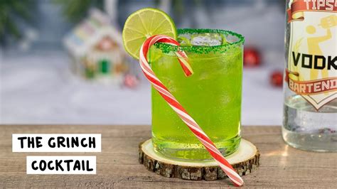 The Grinch Cocktail Tipsy Bartender