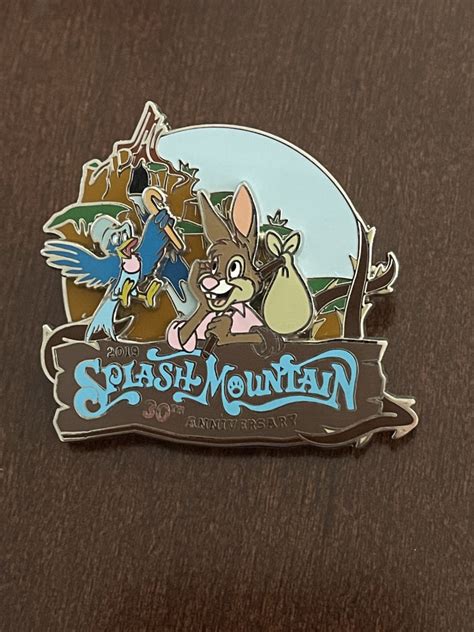 Briar Rabbit Splash Mountain Th Anniversary Disney Fan Club Disney Pin