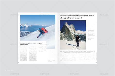 Minimal Magazine Layout By Graphhost Graphicriver