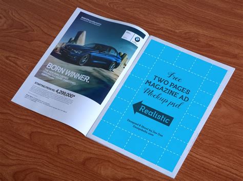 Download Full-Page Magazine Advert Mockup | Mockup World