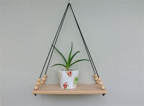 Hanging Shelf Floating Shelf Succulent Planter Bookshelf Etsy In