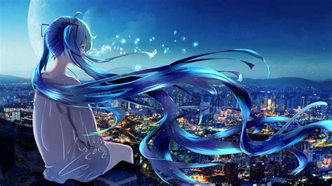 Anime Girl Alone Cool Wallpapers Wallpaper Cave