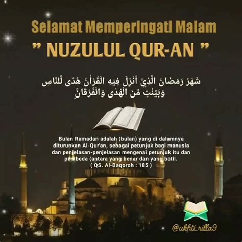 Selamat Memperingati Malam “ Nuzulul Qur An “ 17 Ramadhan 1442h 29