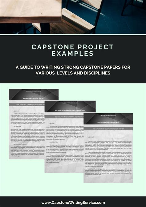 Examples Of College Capstone Papers Capstone Paper 11 27 2011 Version