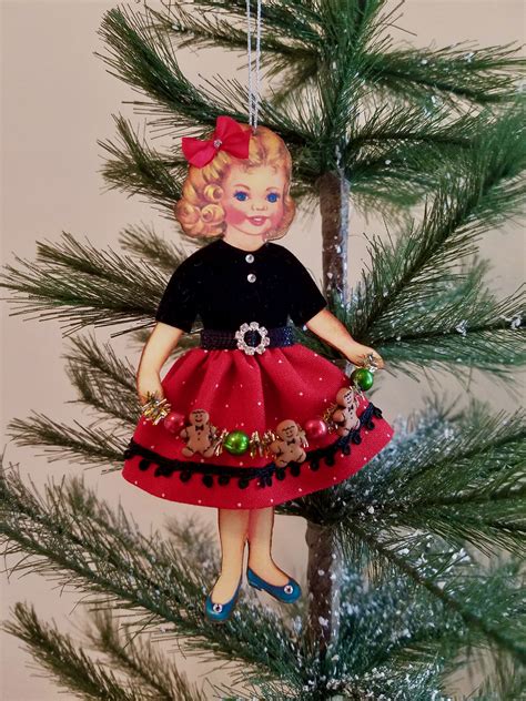 Unique pewter ornaments handcrafted in vermont. Handmade Paper Doll Christmas Ornament | Christmas ...