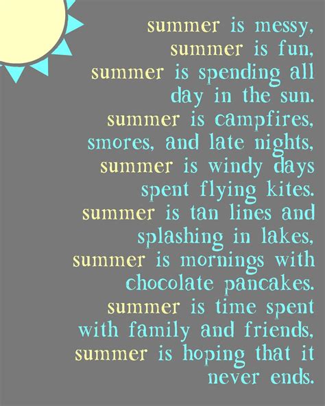 Just A Touch Of Crazy Summer Is Poem Printable Crafty 2 The Core