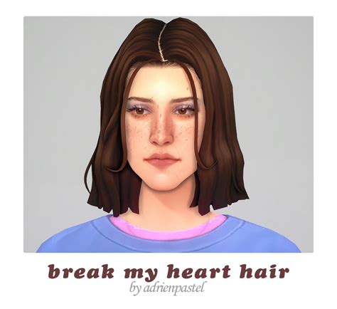 Adrienpastel — 📑 Break My Heart Hair Base Game Compatible Female