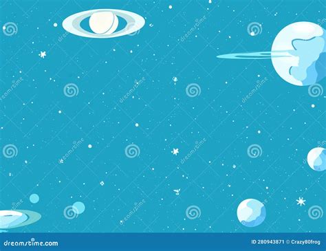 Abstract Outer Space Wallpaper Cosmos Or Space Background In Cartoon