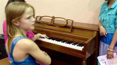 Danny Showing Off Her Piano Playing Talent For Us Youtube