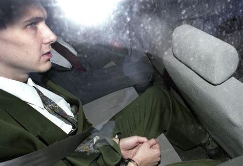 Paul Bernardo Leaves In The Back Of A Police Car Aug 5 1993 After His