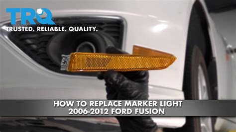 How To Replace Side Marker Light Ford Fusion Youtube