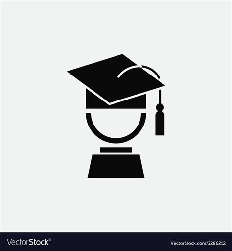 Graduation Symbol Royalty Free Vector Image Vectorstock Affiliate