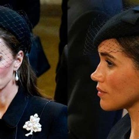 Meghan Markle And Kate Middleton Honor Queen With Jewelry At Procession