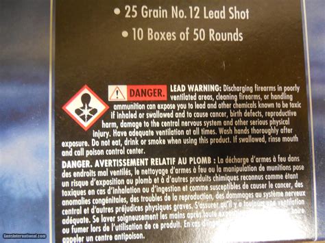 Federal 22 Lr Bird Rat Shot 25 Grain 12 Lead Shot 50 Round Boxes