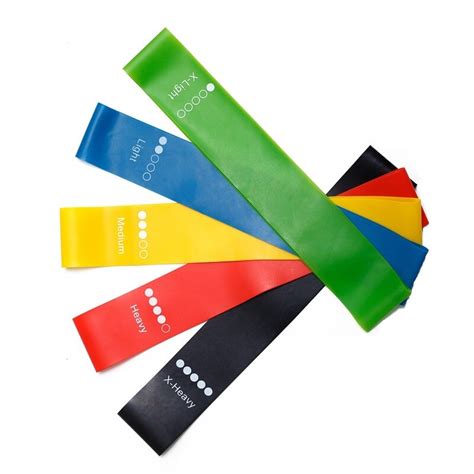 Shop Latest Extra Heavy To Extra Light 5 Level Resistance Bands As