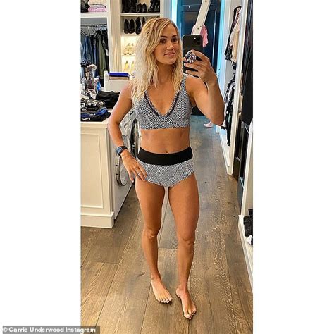 Carrie Underwood Showcases Her Phenomenal Figure And Gym Honed Abs In