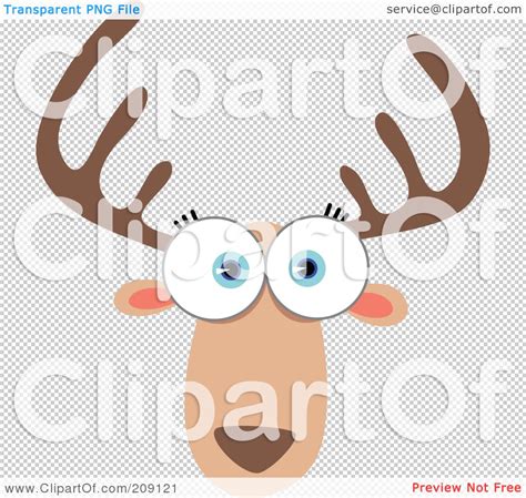 Royalty Free Rf Clipart Illustration Of A Big Eyed Deer Face By Qiun