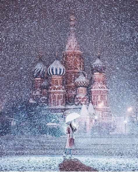 Snowy Day In Moscow Russia Moscow Russia Moscow Winter Russia