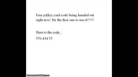 Roblox T Cards Codes Not Used