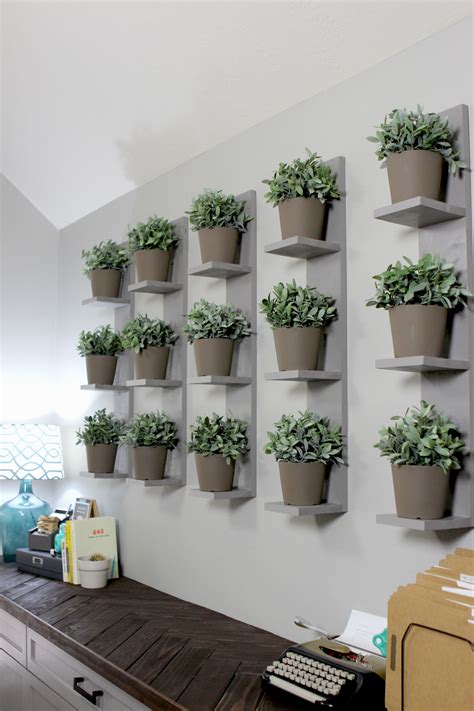Wall Mounted Plant Shelves Diy Indoor Plant Wall Indoor Plant