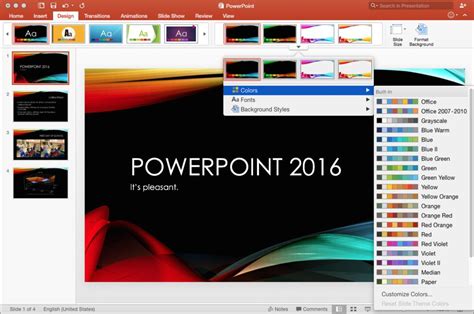From the very beginning the user has total freedom to display his contents and as. Microsoft PowerPoint 2016 - Download for Mac Free