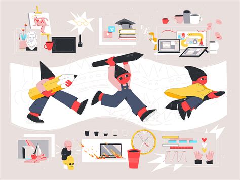 From Illustration To Animation On Behance