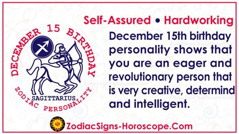 December 15 Zodiac Sagittarius Horoscope Birthday Personality And