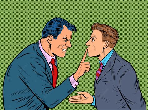 two men talking vector hd images aggressive argument between two men frustration style art