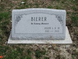 Father of josef abrhám jr. Joseph Abraham Bierer, Jr (1940-2003) - Find A Grave Memorial