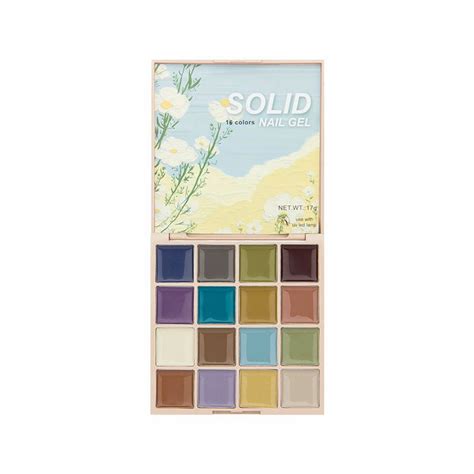 16 Color Solid Nail Varnish Can Popular Color Solid Paint Glue