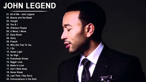 John Legend Greatest Hits Full Album Vol1 Youtube