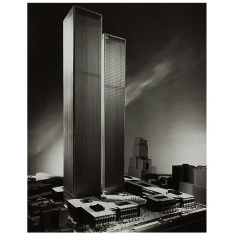 Twin Towers Model Photograph By Balthazar Korab 2 At 1stdibs