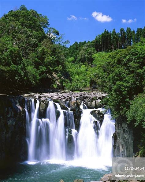 Sekinoono Falls Miyazaki Japan Stock Photo