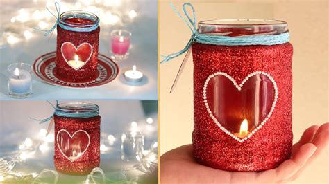 Glass Jar Candle Holder Diwali Decoration Easy Mason Jar Craft
