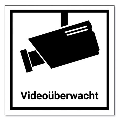 90.000 stichwörter und wendungen sowie 120.000 übersetzungen. 6 Stück Videoüberwachung Aufkleber / Schild (15x15cm ...