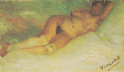 Liegender Weiblicher Akt Von Vincent Van Gogh Kunstdruck