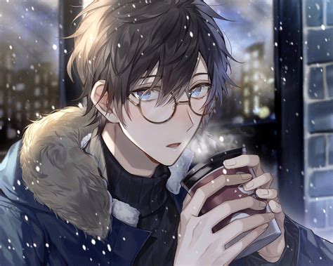 Anime Boy With Glasses