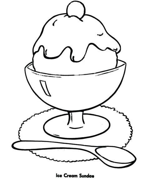 Ice Cream Sundae Drawing at GetDrawings | Free download