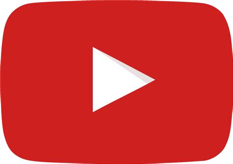 Youtube Icon Flat Red Play Button Logo Vector Free Play Youtube Logo
