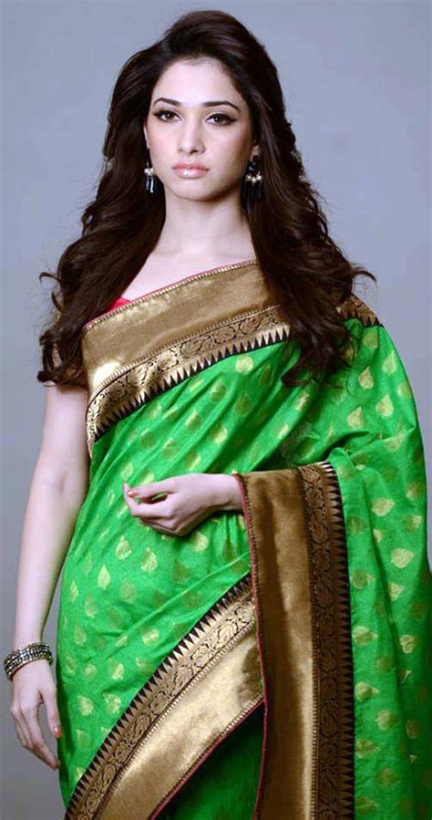 Milky BeautyTamannaah Bhatia Images In Sarees Really Awesome