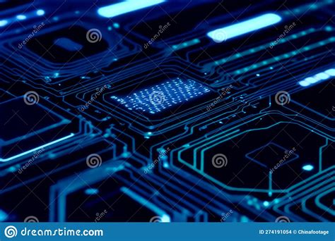 Abstract Computer Chip Images Big Data And Technological Concepts