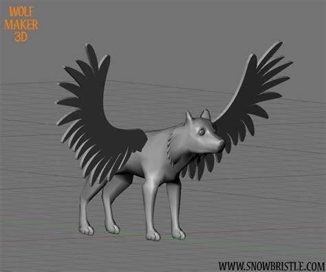 Wolf Maker 3d Mesh1 By Snowbristle On Deviantart