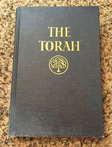 The Torah The Five Books Of Moses Holy Scriptures Book 1982 2nd