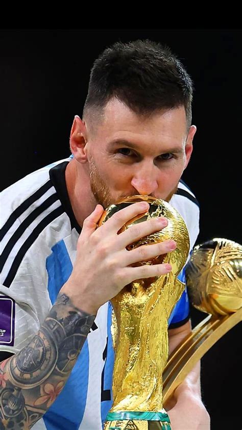 messi world cup trophy wallpaper download mobcup