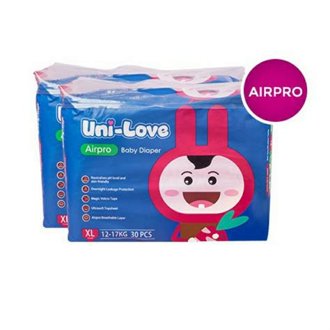 Unilove Xl Airpro 30s60pcs Taped Type Shopee Philippines