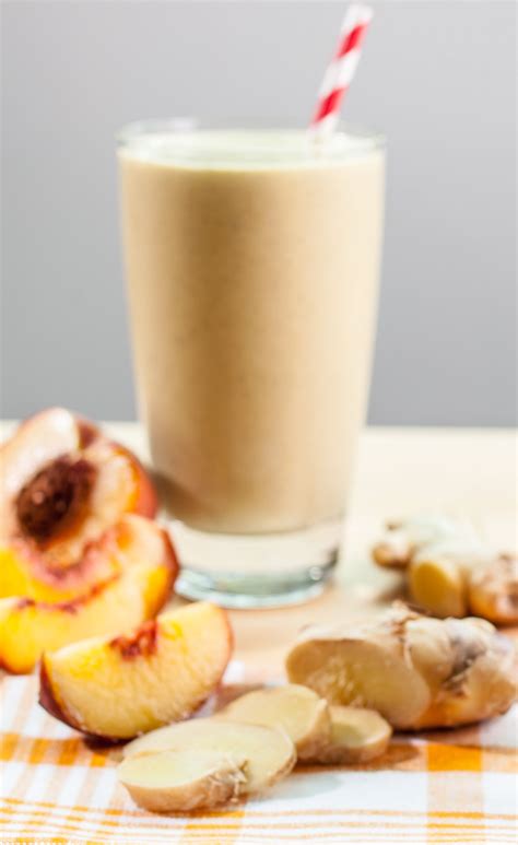 Ginger Peach Smoothies Recipe Best Smoothie Recipes Yummy