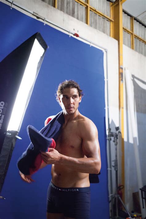rafael nadal strips down for the new tommy hilfiger underwear campaign gq